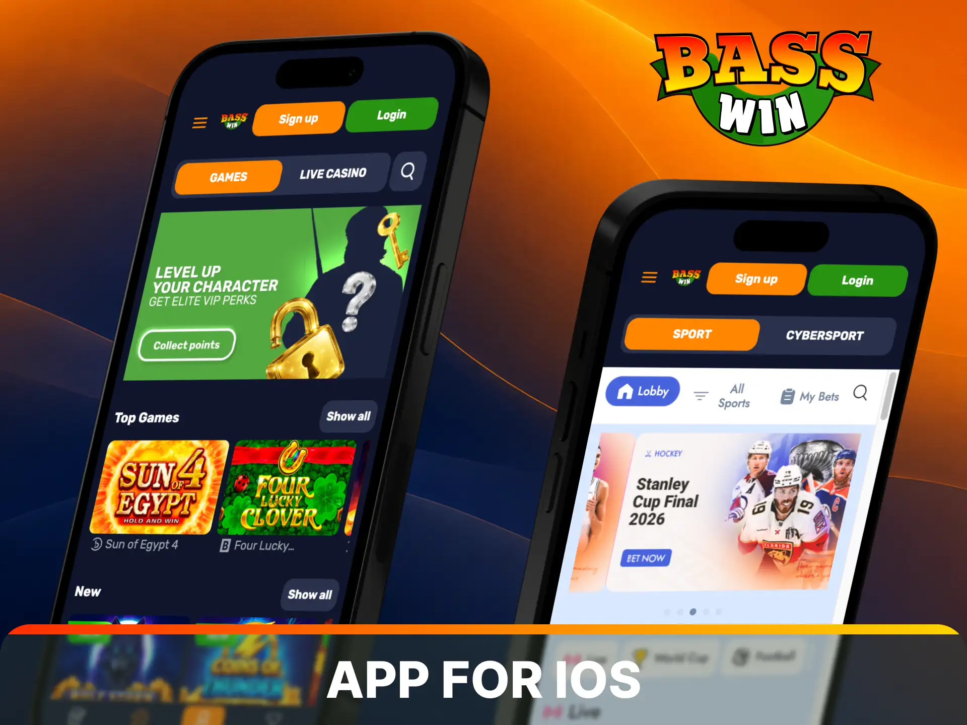Get the fully optimized version and launch the official Basswin App for iOS.