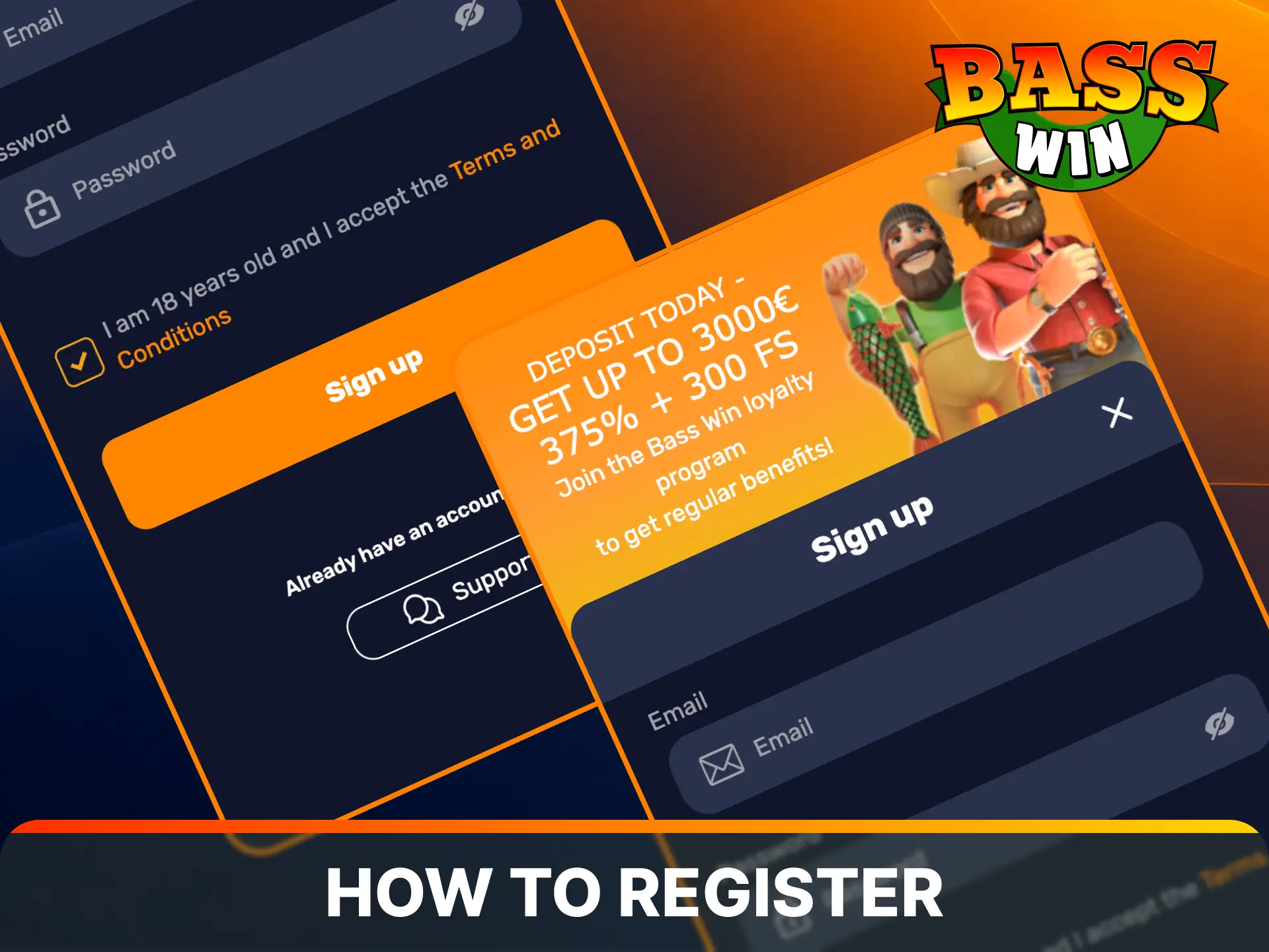 Fill in the mobile registration form to know how to register a new account via the app.