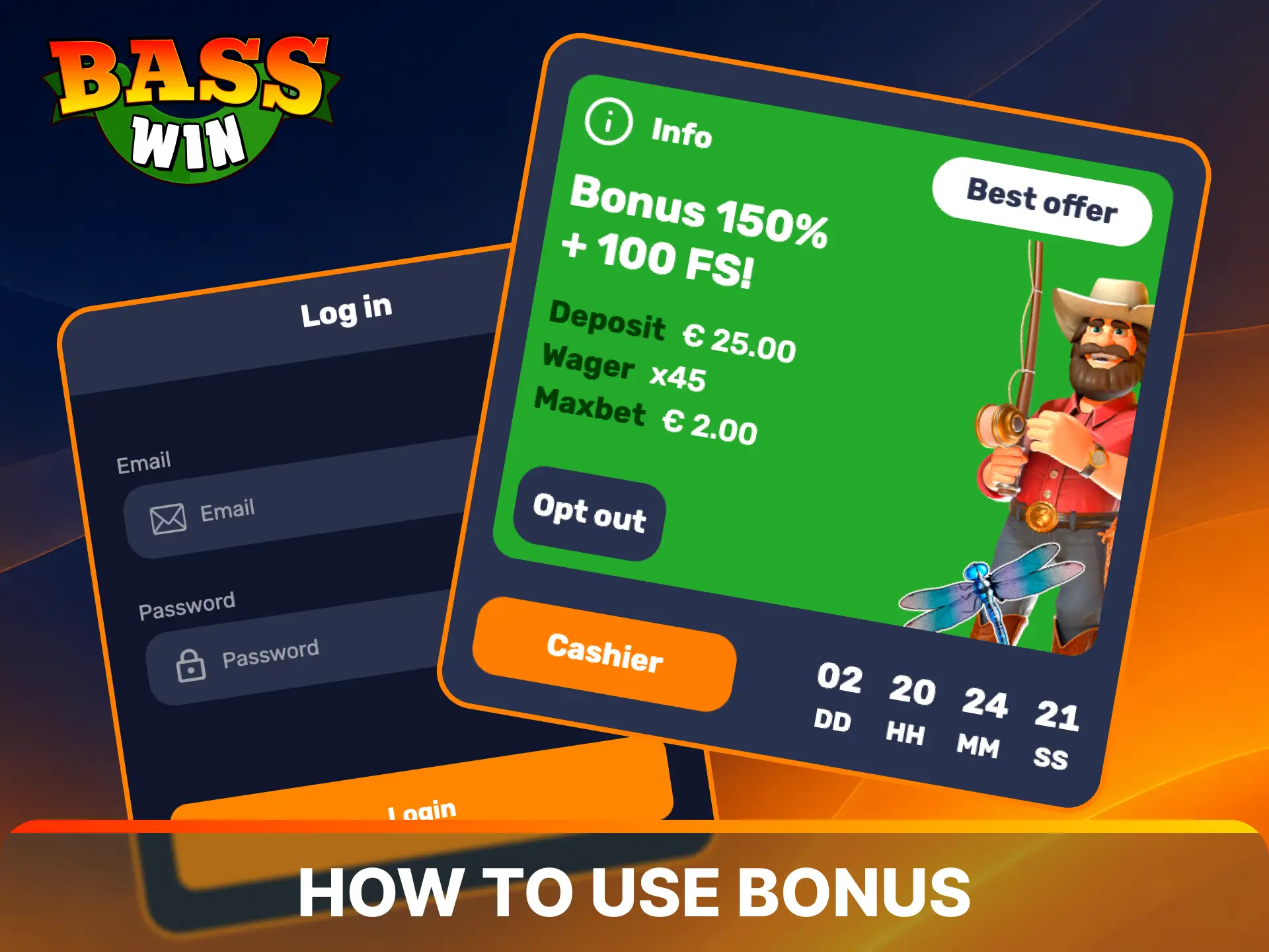 Read our simple registration guide on how to use bonus codes on Basswin.