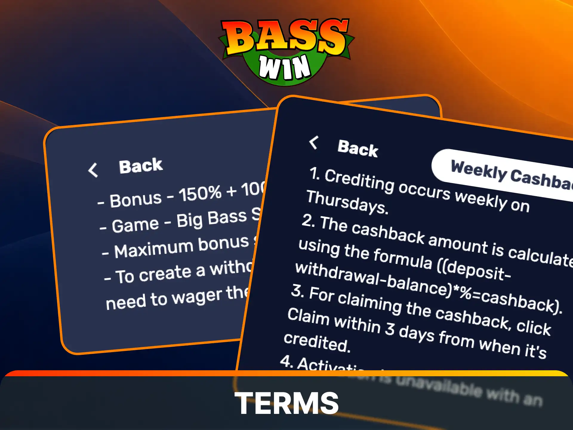 Study the wagering requirements and official bonuses and promotions terms at Basswin.