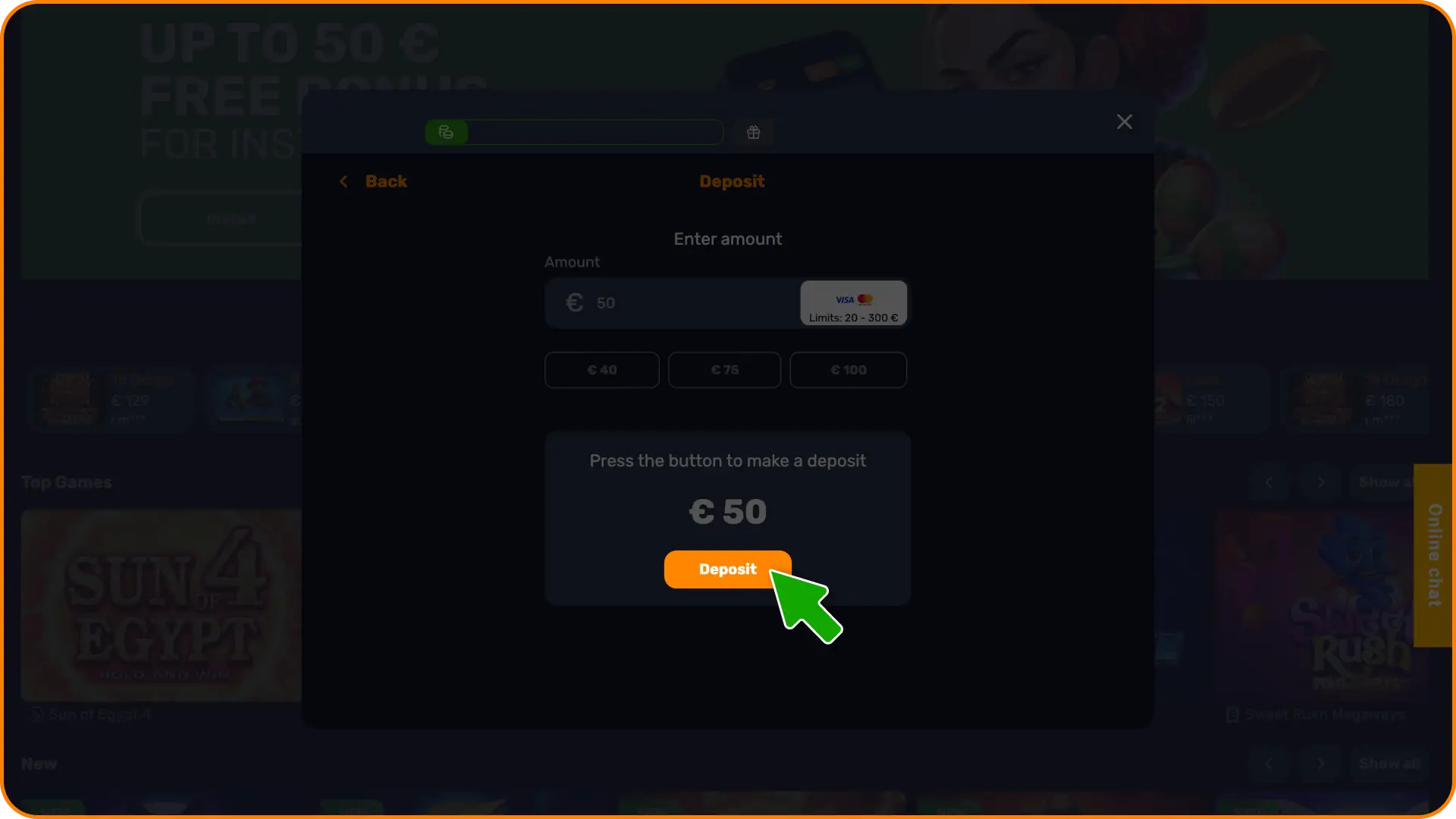 Complete the multi-factor validation screen to confirm the transaction safely via Basswin deposit.