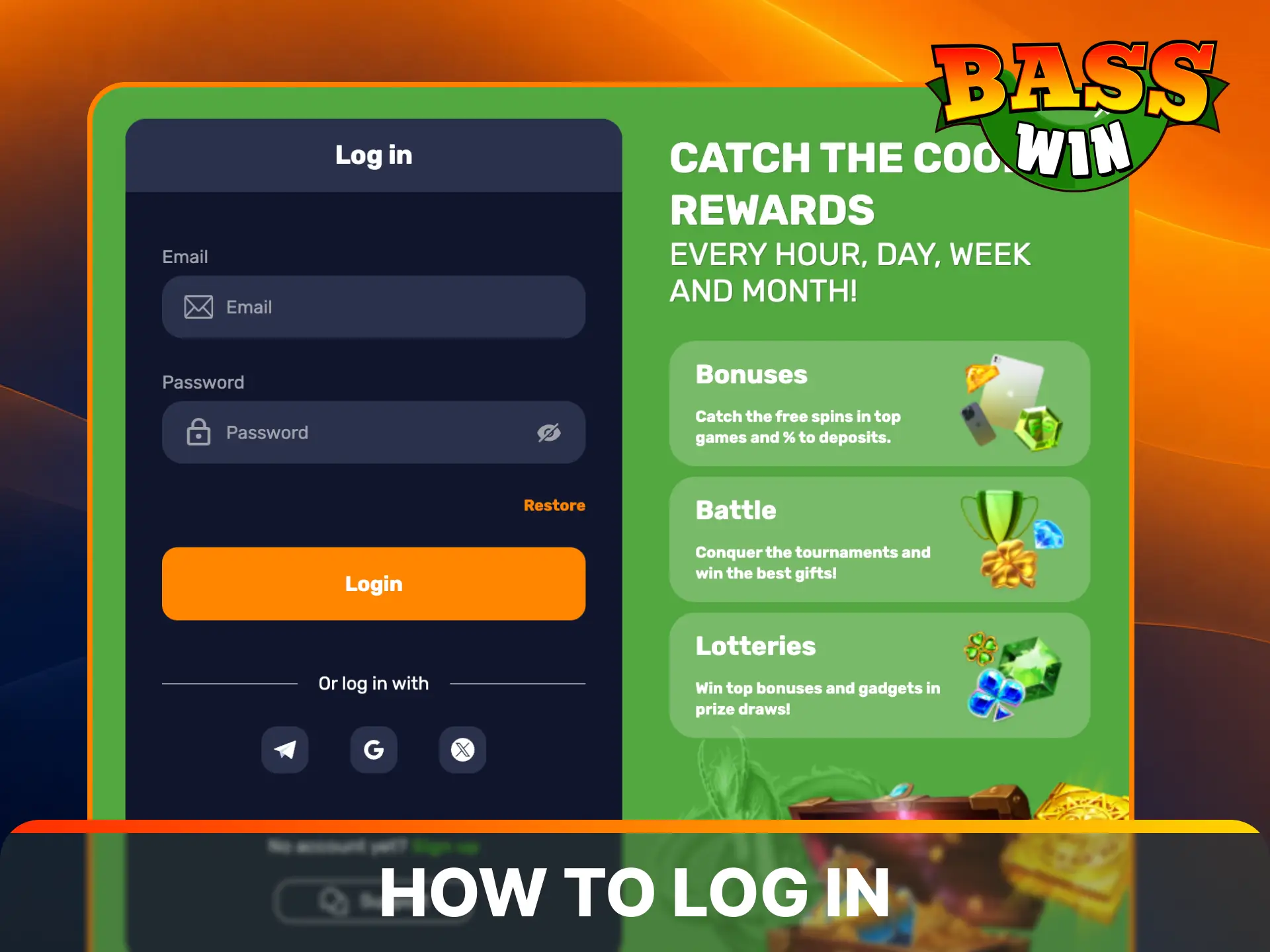 Access your personalized gaming dashboard instantly by discovering how to log in at Basswin in the United Kingdom.