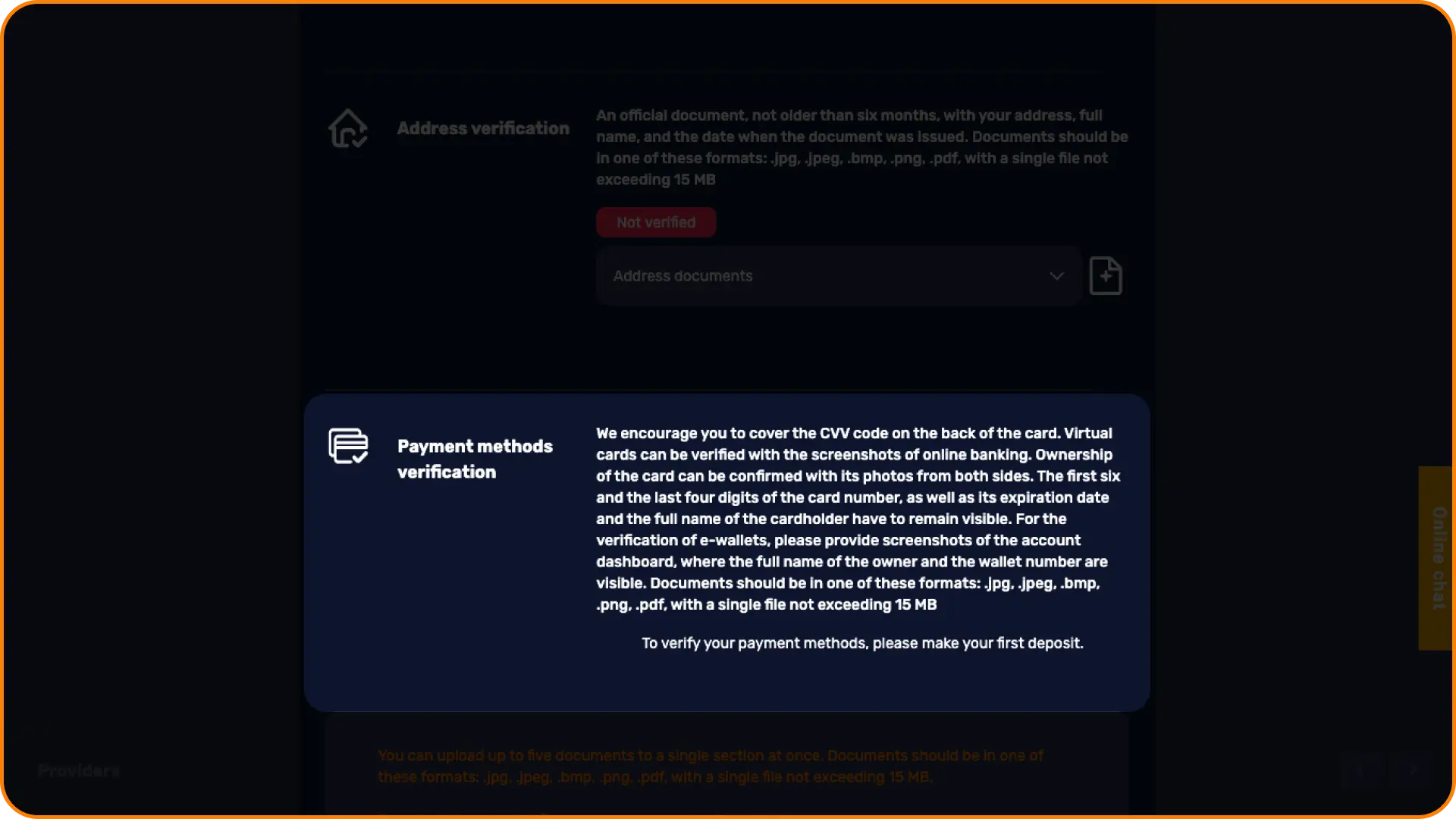 Share a secure screenshot or scan of your bank card to submit proof of payment method at Basswin registration.